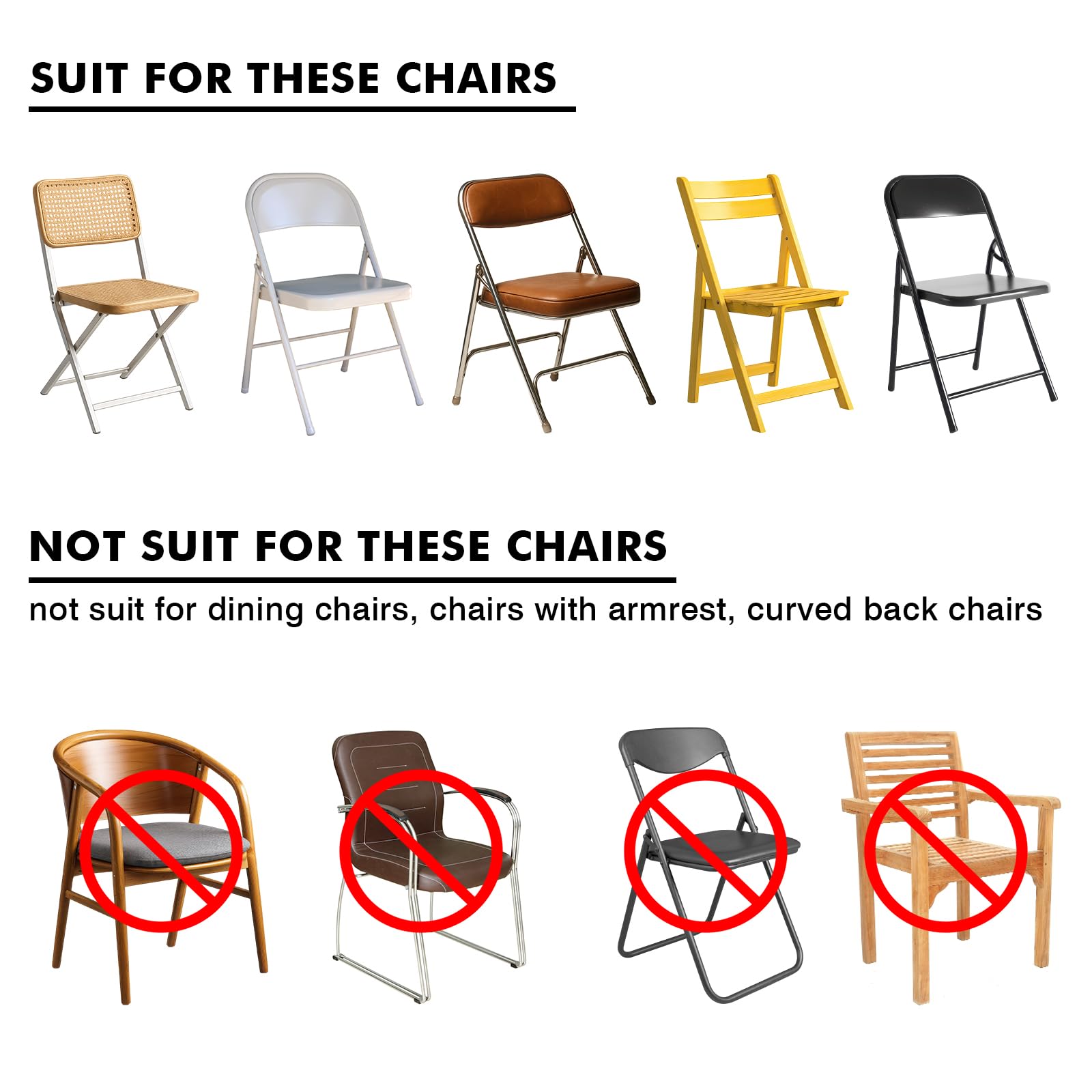 Fixwal wrinkle-resistant chair cover white provides a crisp drape for photos