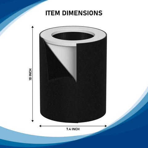Fizerneer HP670 filtration visual highlights particle capture and odor control.