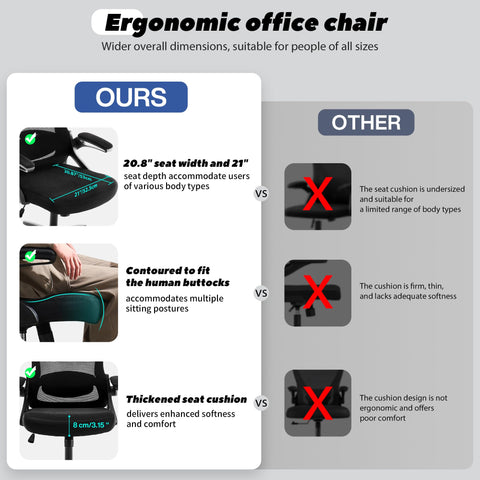 Fizzin chair 360-degree swivel on smooth casters for easy workspace movement