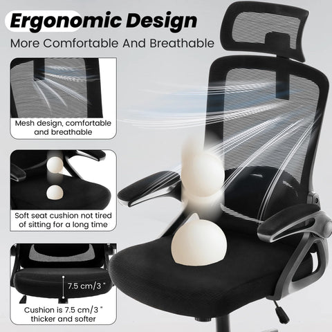 Fizzin chair breathable mesh keeps you cool during intensive work tasks