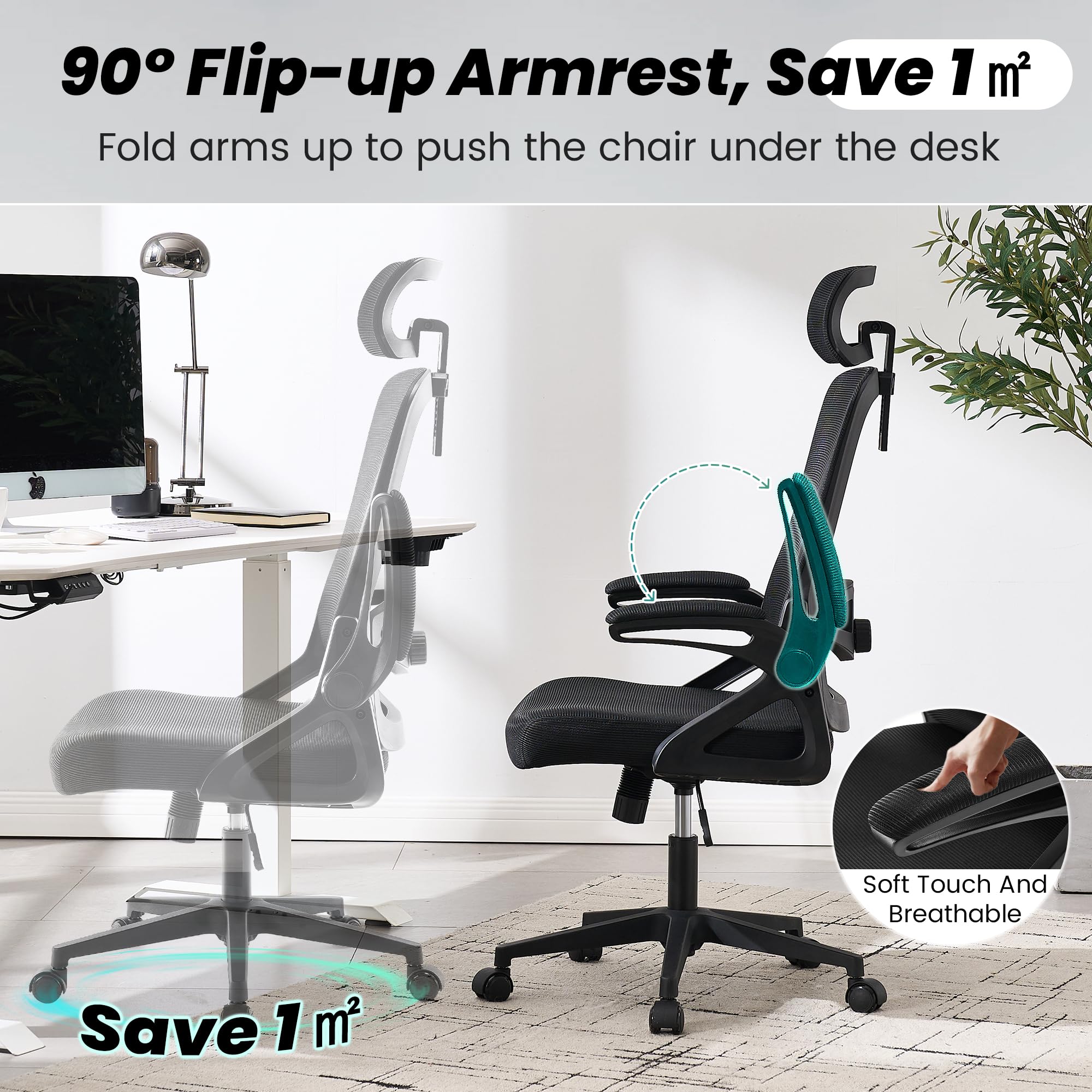 Fizzin chair home office scene combining ergonomic design with daily workflow