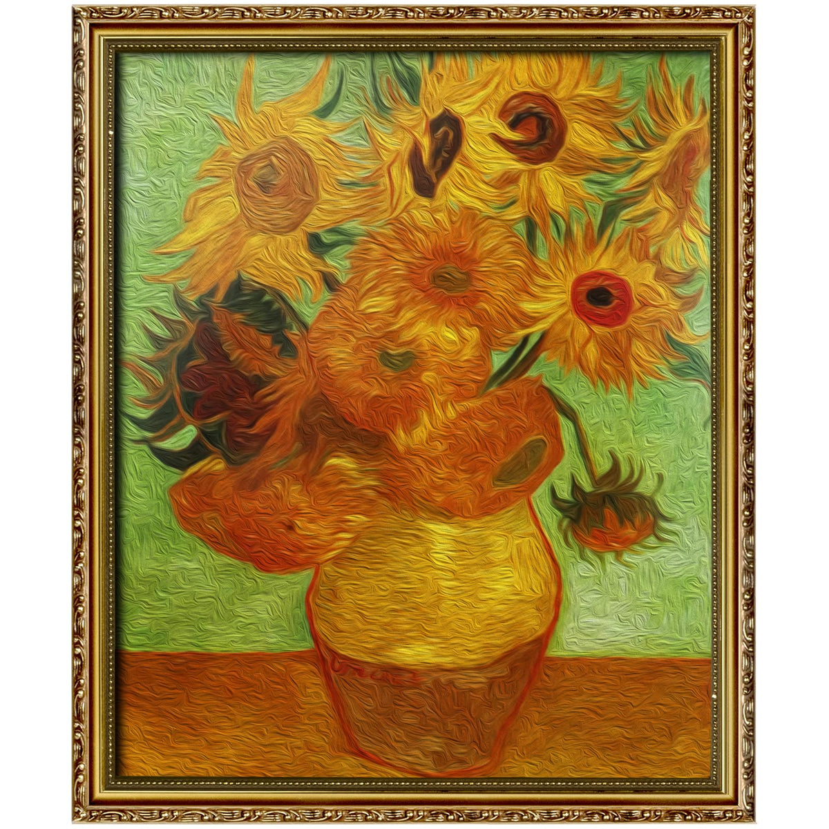 FJXMFRAME gold 16x20 baroque wall frame showcasing antique elegance for photos.