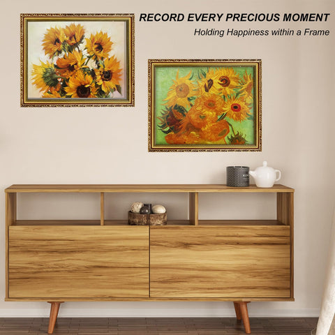 FJXMFRAME family photo display framed with classic baroque style.