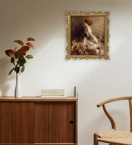 FJXMFRAME gold 8x10 frame velvet backing for photo durability.