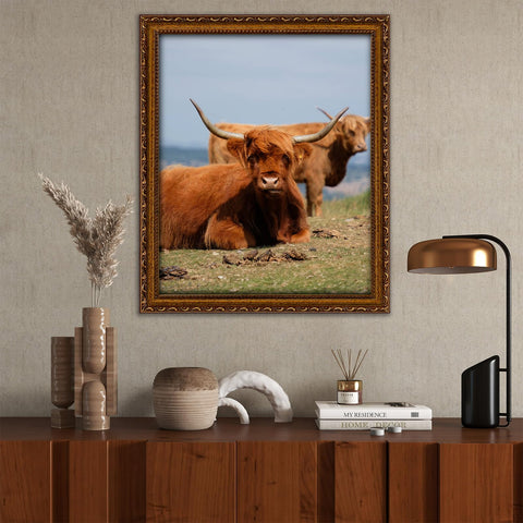 FJXMFRAME Gold real tempered glass provides clear, safe protection for cherished photos.