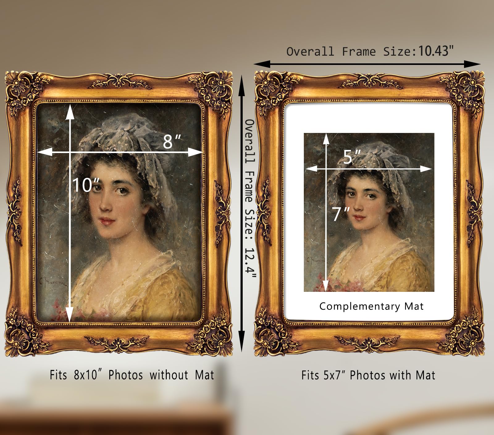 High-definition glass on FJXMFRAME frame enhances photo clarity