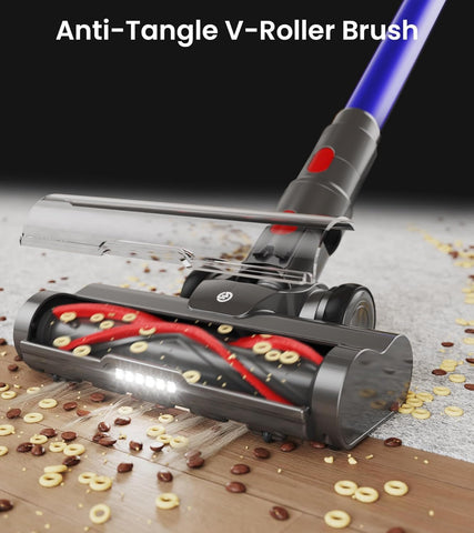FKIEN 550W motor delivers strong suction up to 45kPa for deep-cleaning floors
