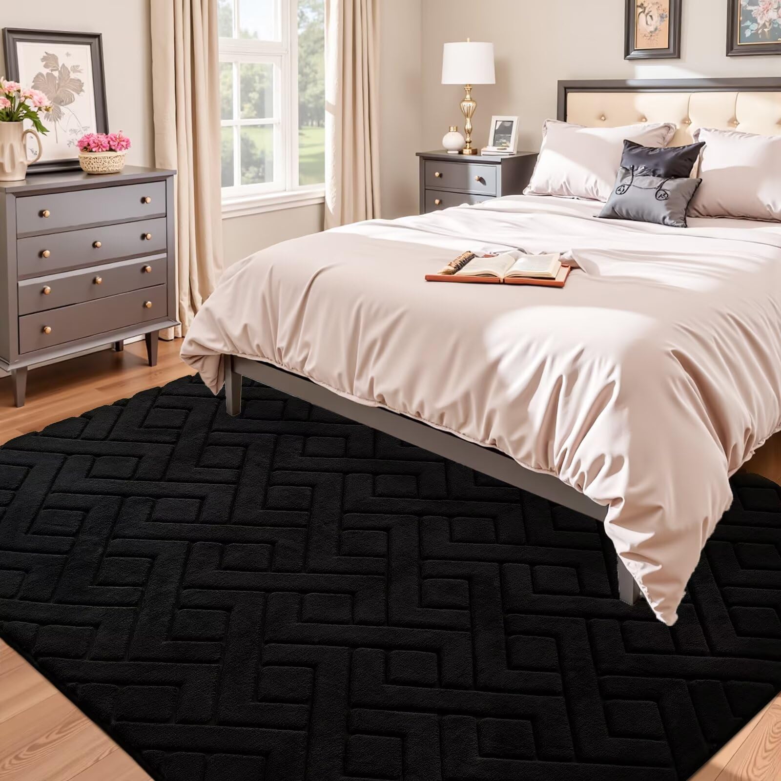 Flagover ultra-soft microfiber fluff close-up highlighting plush comfort.