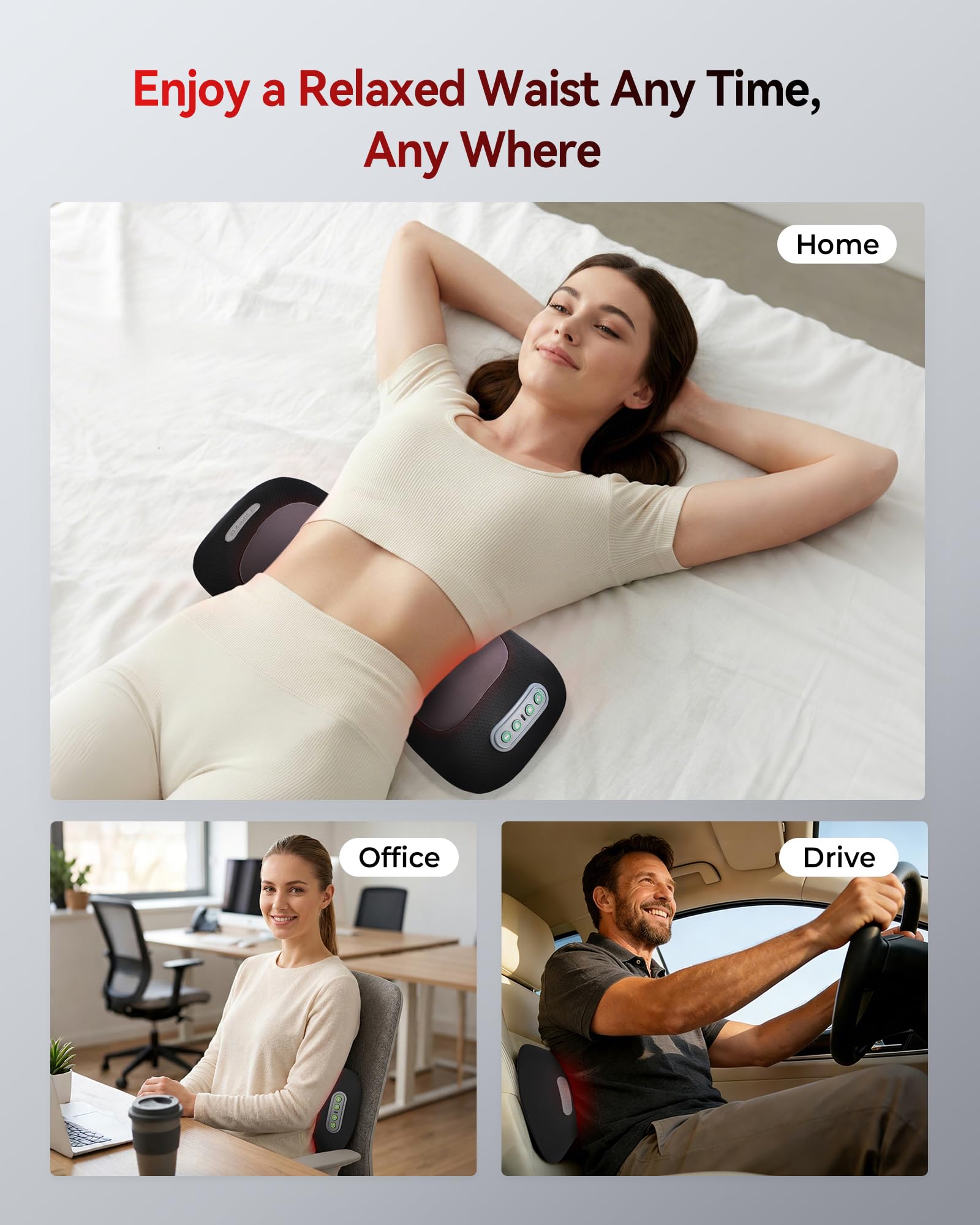 FliKEZE memory foam cover for comfort and breathability
