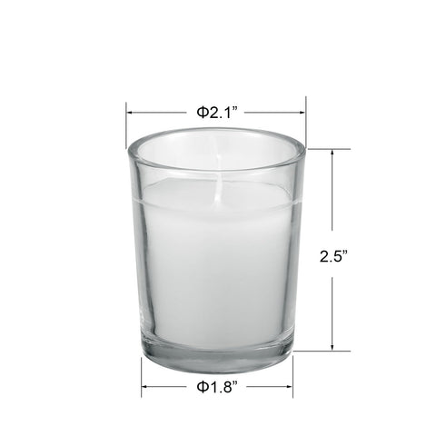 FlameCan votive candle with 18-hour burn for long-lasting glow