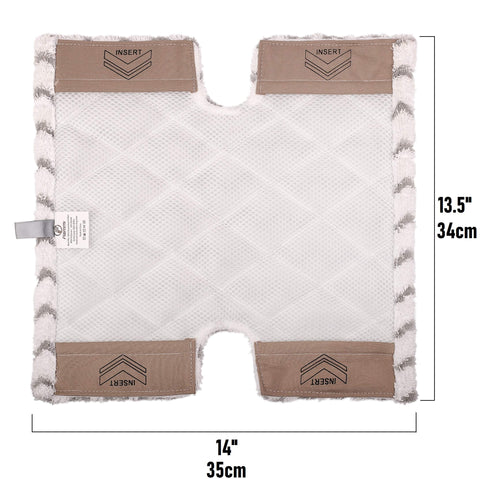 Flammi double-sided cleaning pad, two usable sides for thorough surface cleaning