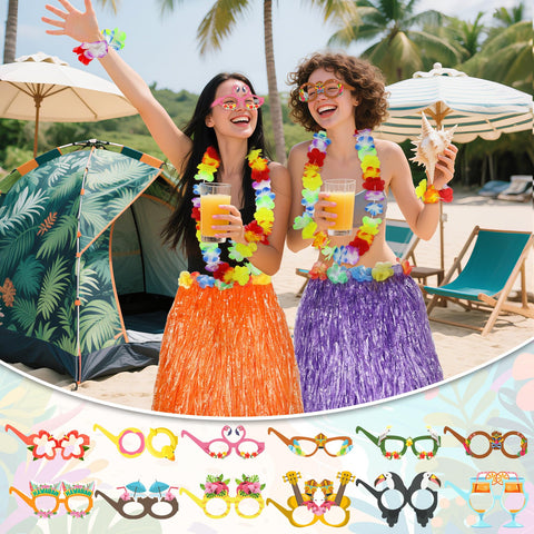 Flareyer elastic headbands and wristbands stay secure during active party moments.