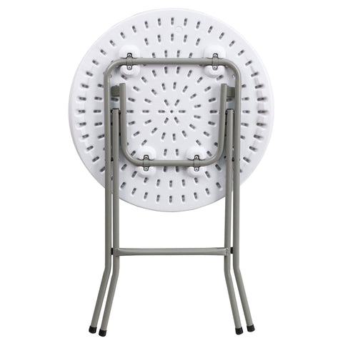 Flash Furniture Elon seats up to two guests with compact size.