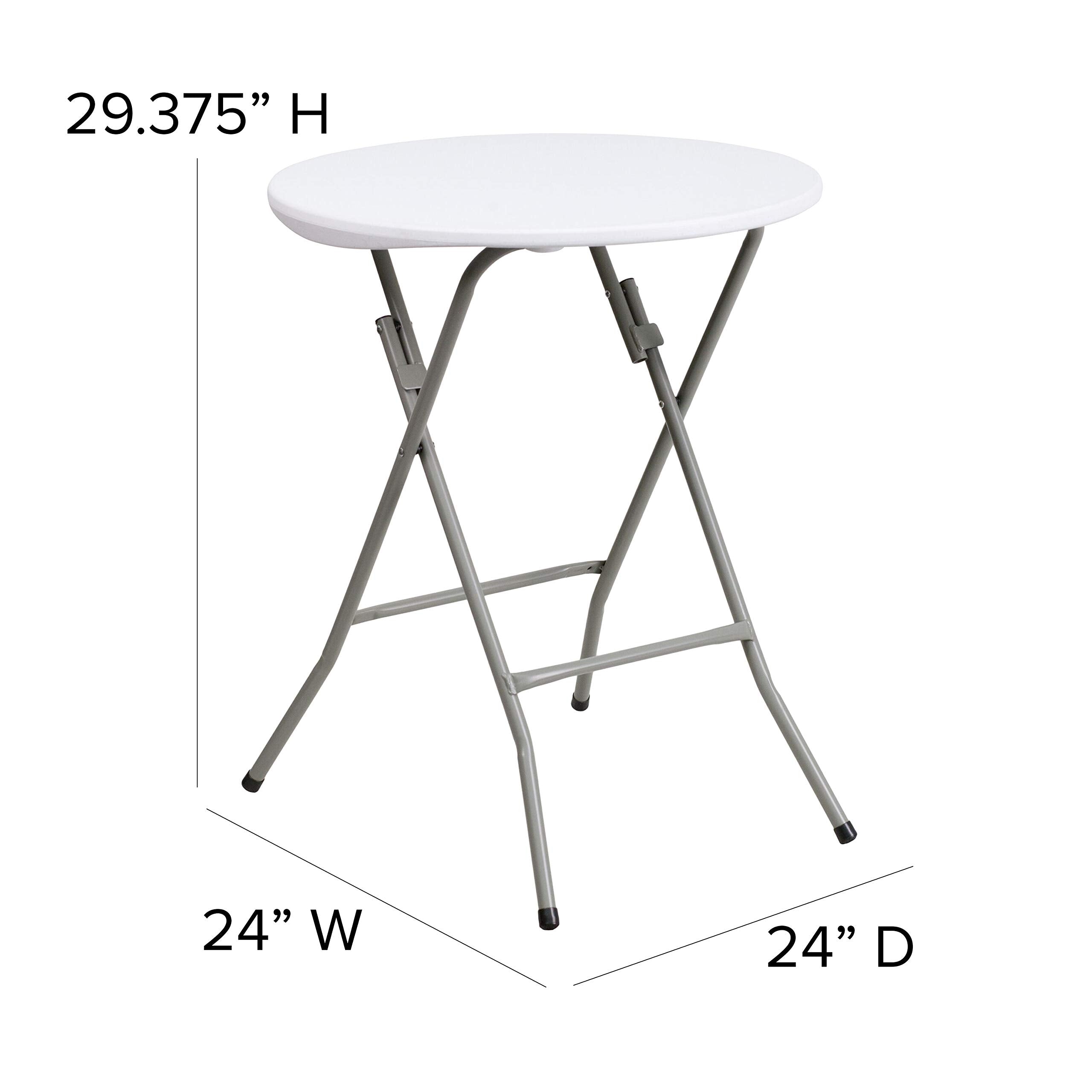 Flash Furniture Elon non-marring floor caps protect flooring.