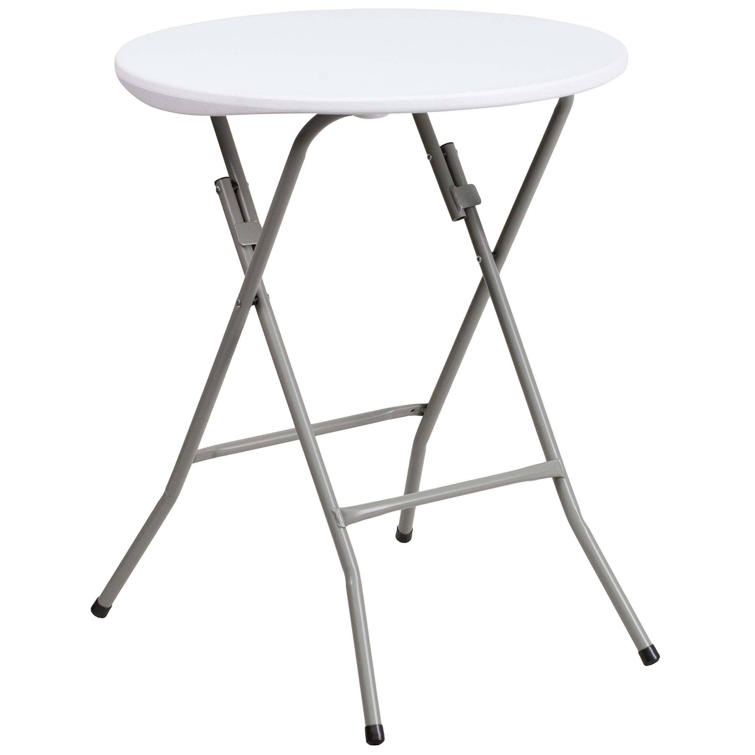 Flash Furniture Elon 2' round table top, ideal for quick event setups.