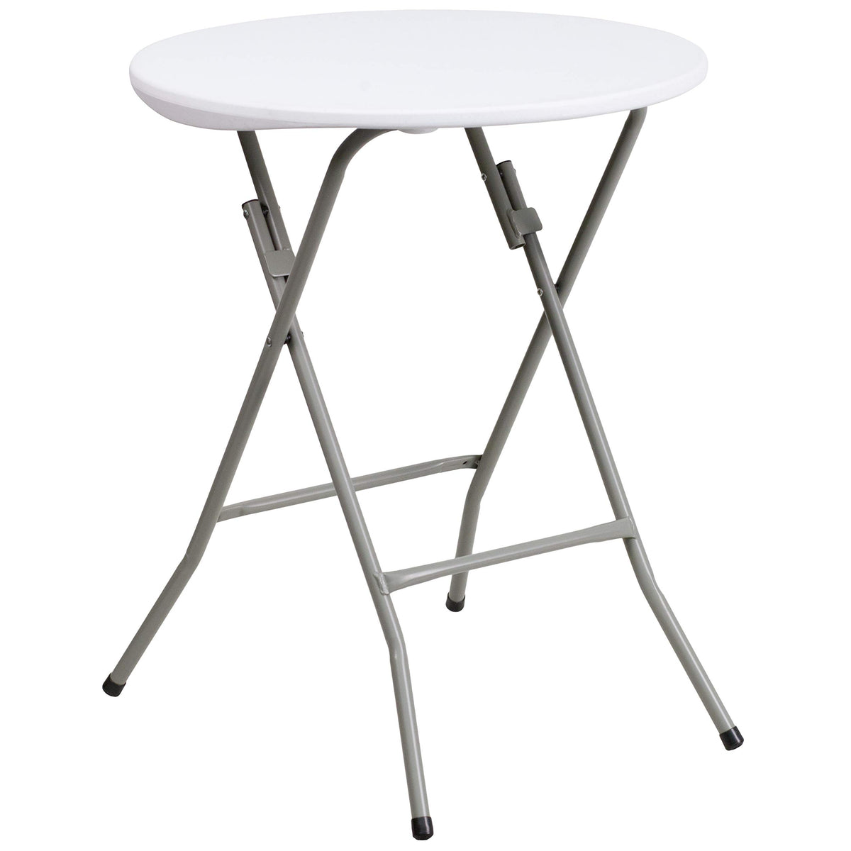 Flash Furniture Elon 2' round table top, ideal for quick event setups.
