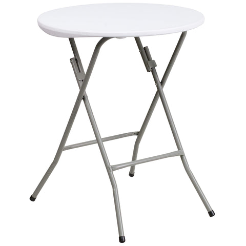 Flash Furniture Elon 2' round table top, ideal for quick event setups.