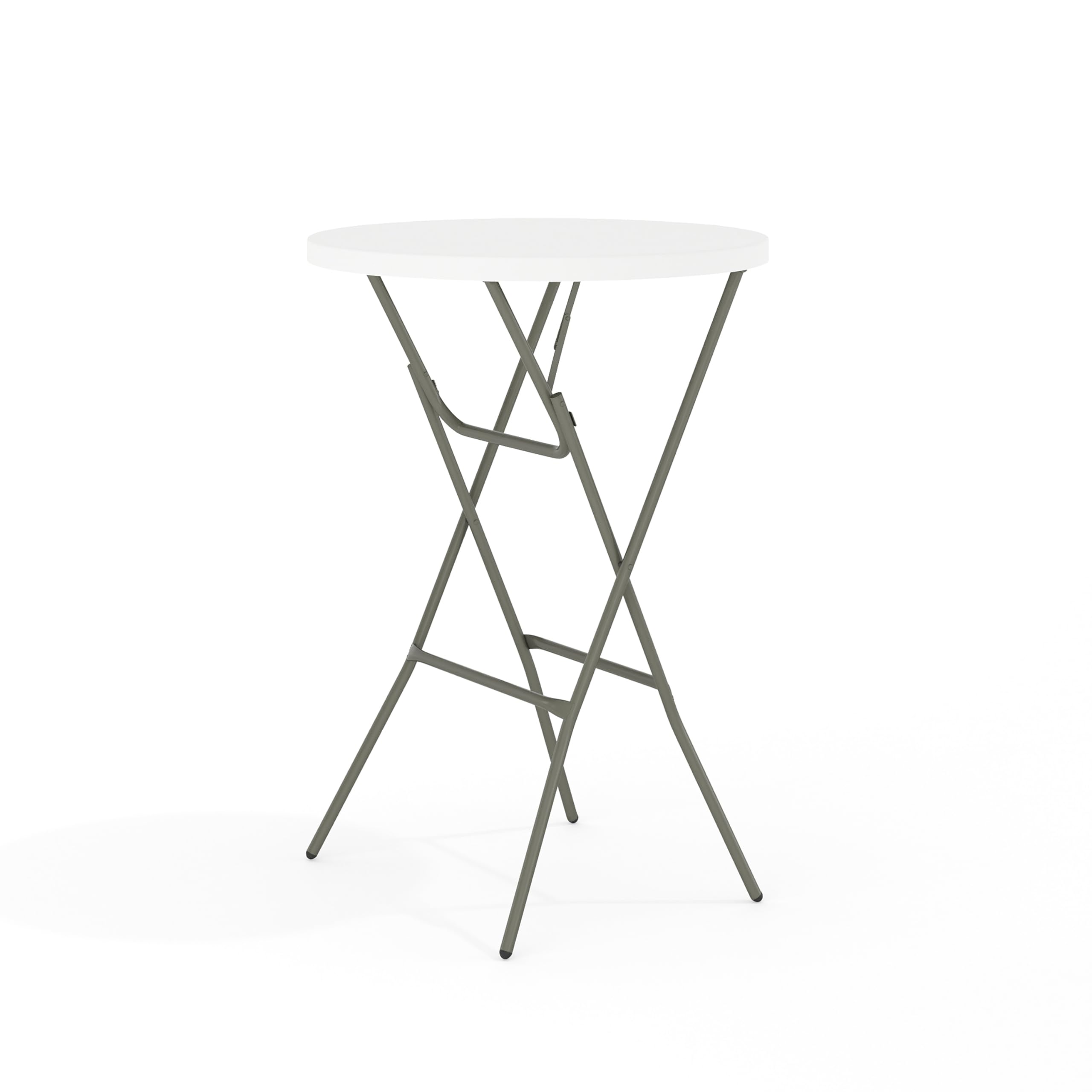 Flash Furniture Elon 32-inch round table top view shows granite white surface for stylish events.