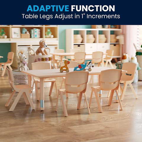 Flash Furniture Emmy floor glides protect floors during rearrangement.