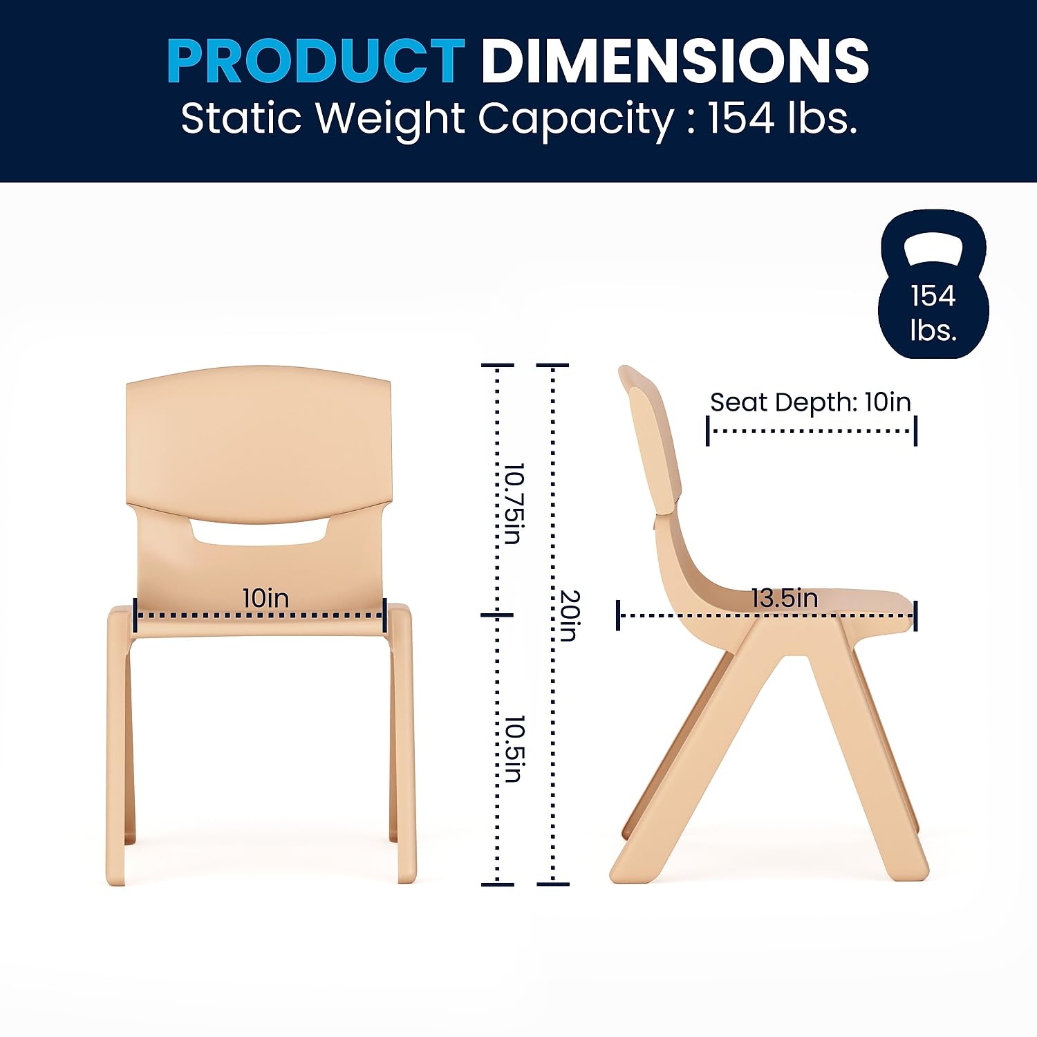 Flash Furniture Emmy classroom set demonstrates versatile learning space.