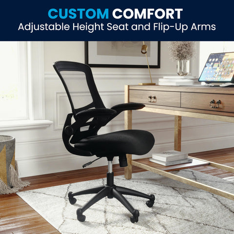 Flash Furniture Kelista dimensions show a versatile fit for offices and dorm rooms.