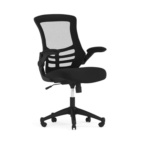 Flash Furniture Kelista mesh back chair for breathable comfort during long work days.