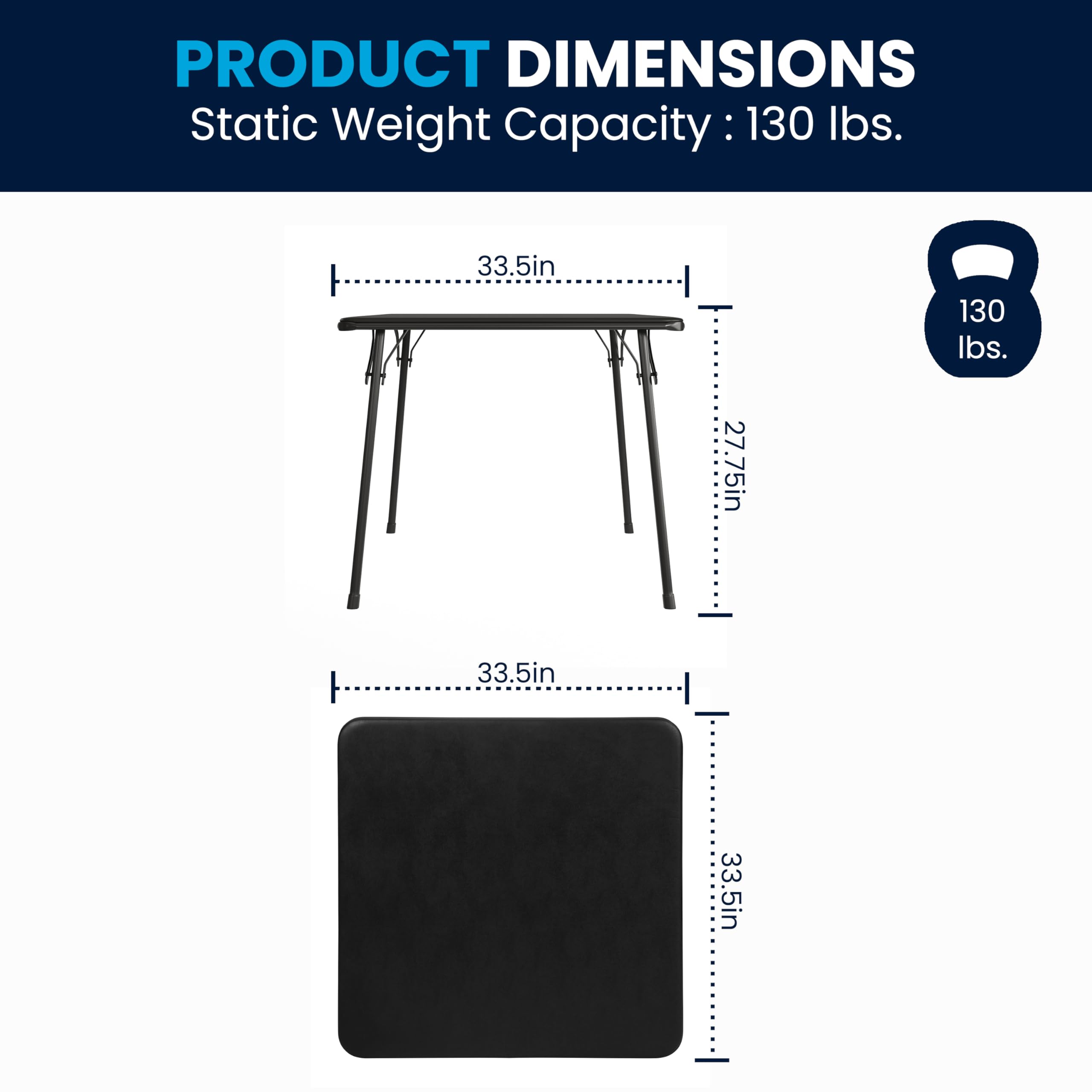 Flash Furniture Madelyn sturdy powder-coated frame withstands frequent use