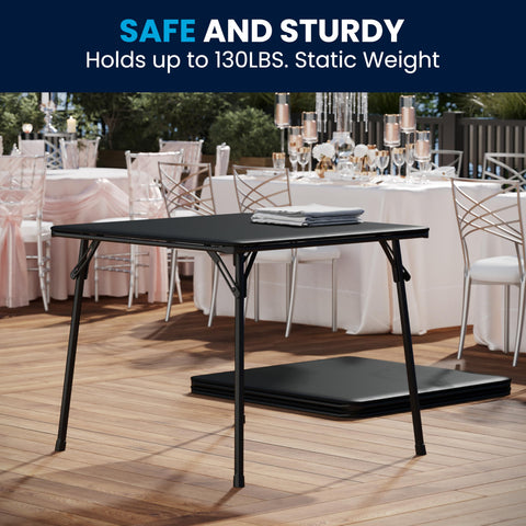 Flash Furniture Madelyn vinyl top cleans easily after games