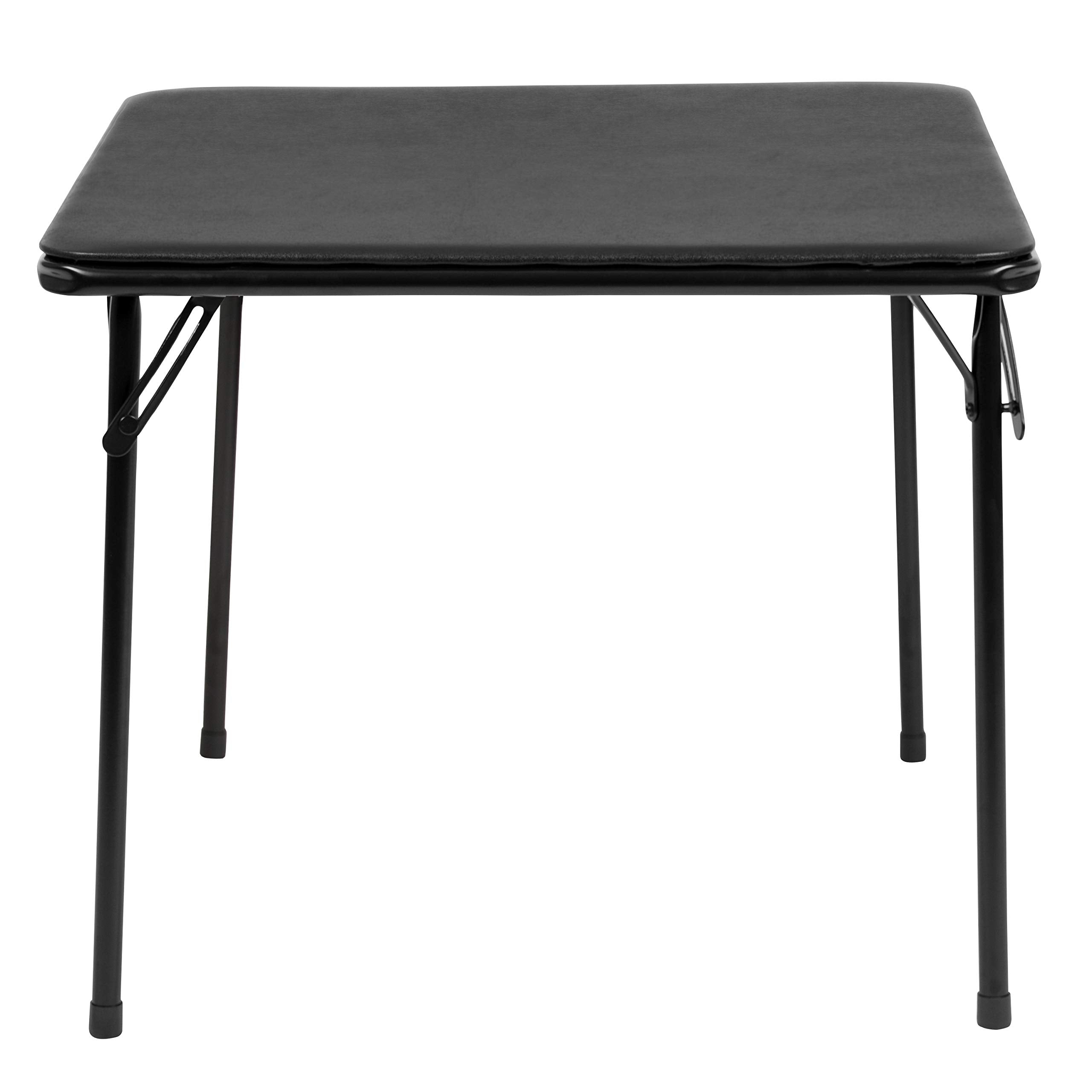 Flash Furniture Mindy back view highlights powder-coated frame and stability.