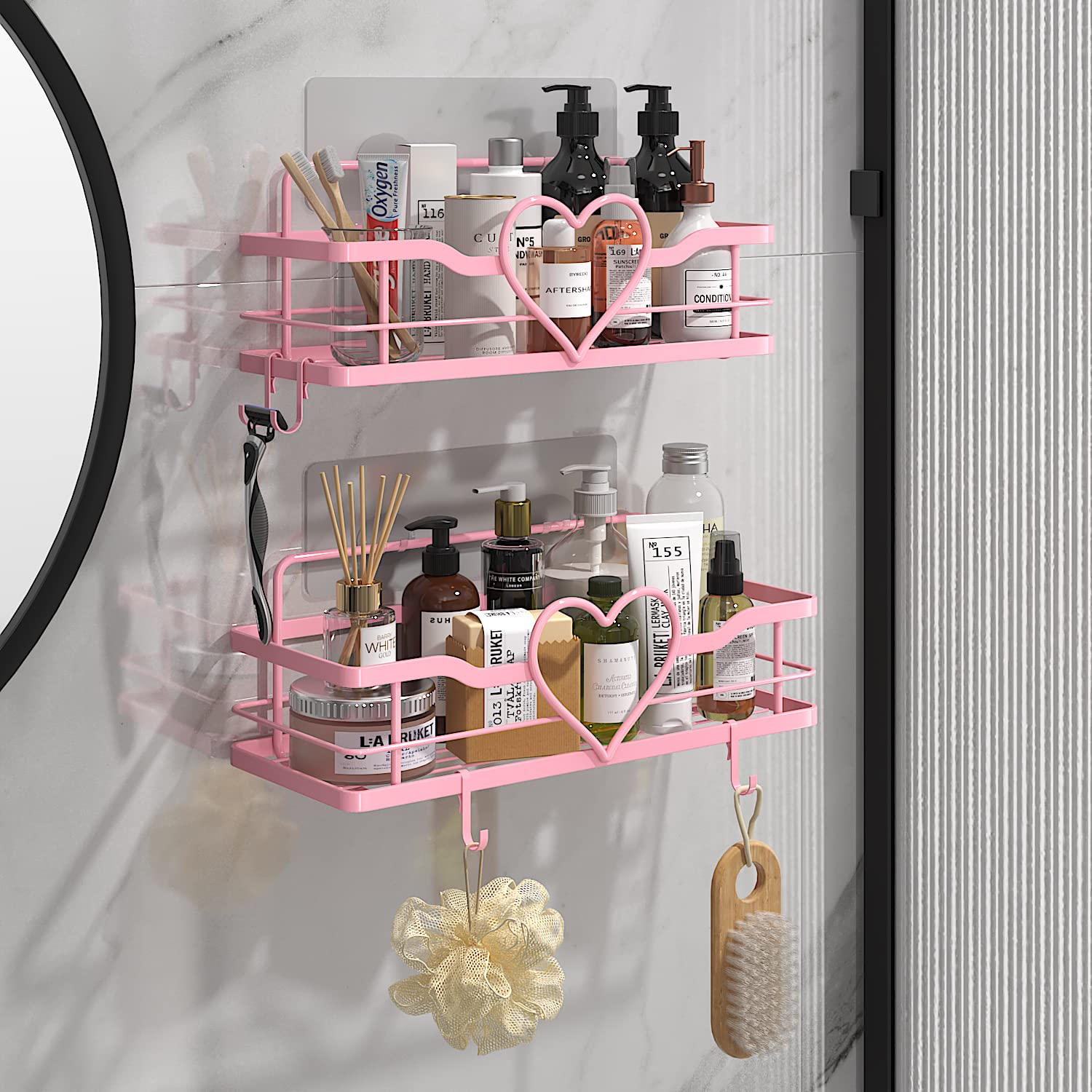 FLCITY sweet heart design shelf adds stylish storage in small spaces