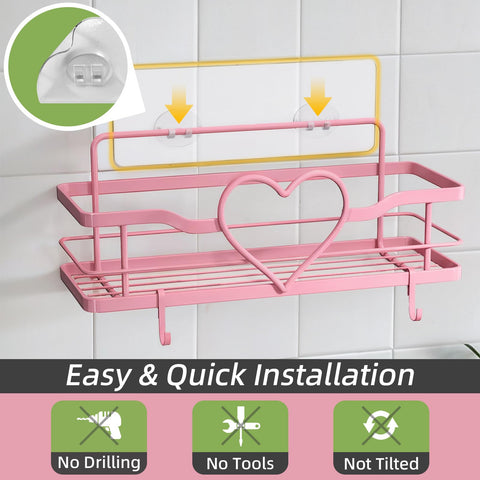 Two-pack FLCITY bathroom organizers ideal for bathroom, dorm or kitchen