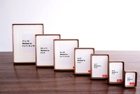 Flechazo 5x7 frame uses 2mm plexiglass for safer display