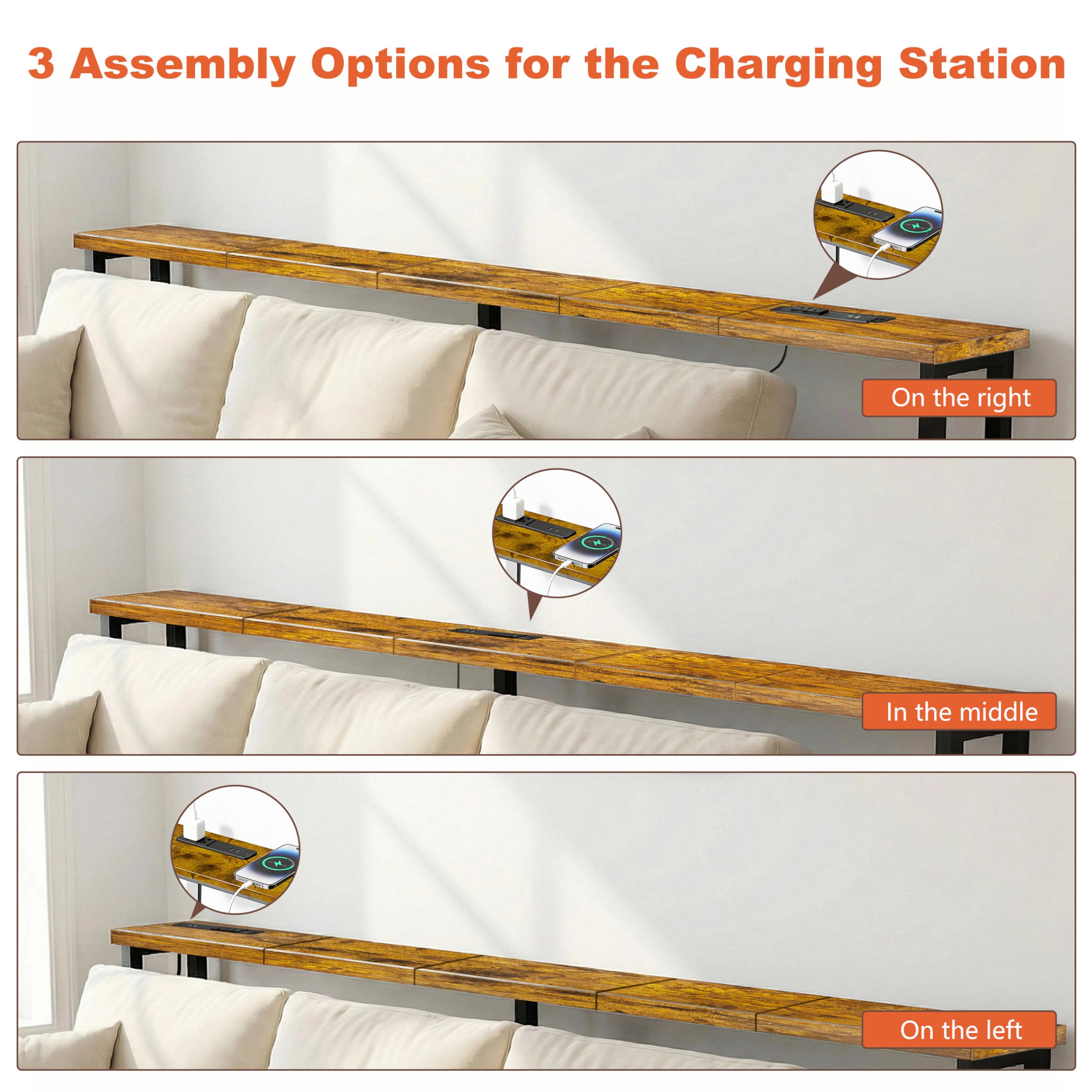 Flevra level feet keep the table stable on carpet or hardwood.
