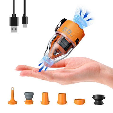 FLEXTAILGEAR Max Pump 3 transparent design shows internal components for precise inflation