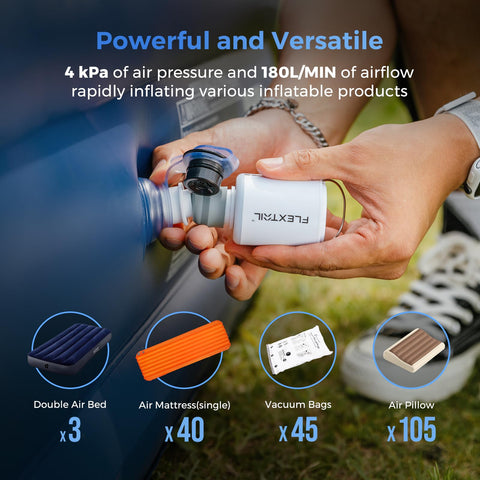 FLEXTAILGEAR mini-size ultra-light pump fits in pockets