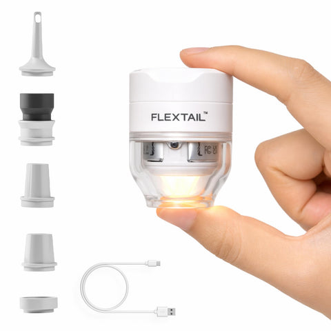 FLEXTAILGEAR Tiny Pump 3X pocket-size for easy camping setups.