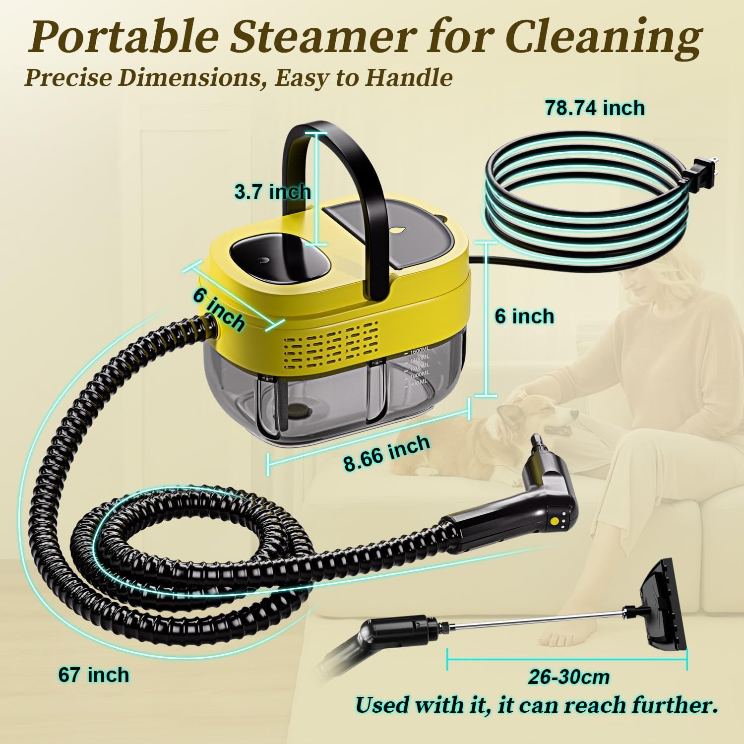 Flgocexs 16-accessory bundle enables versatile tools for grout, upholstery, and more.
