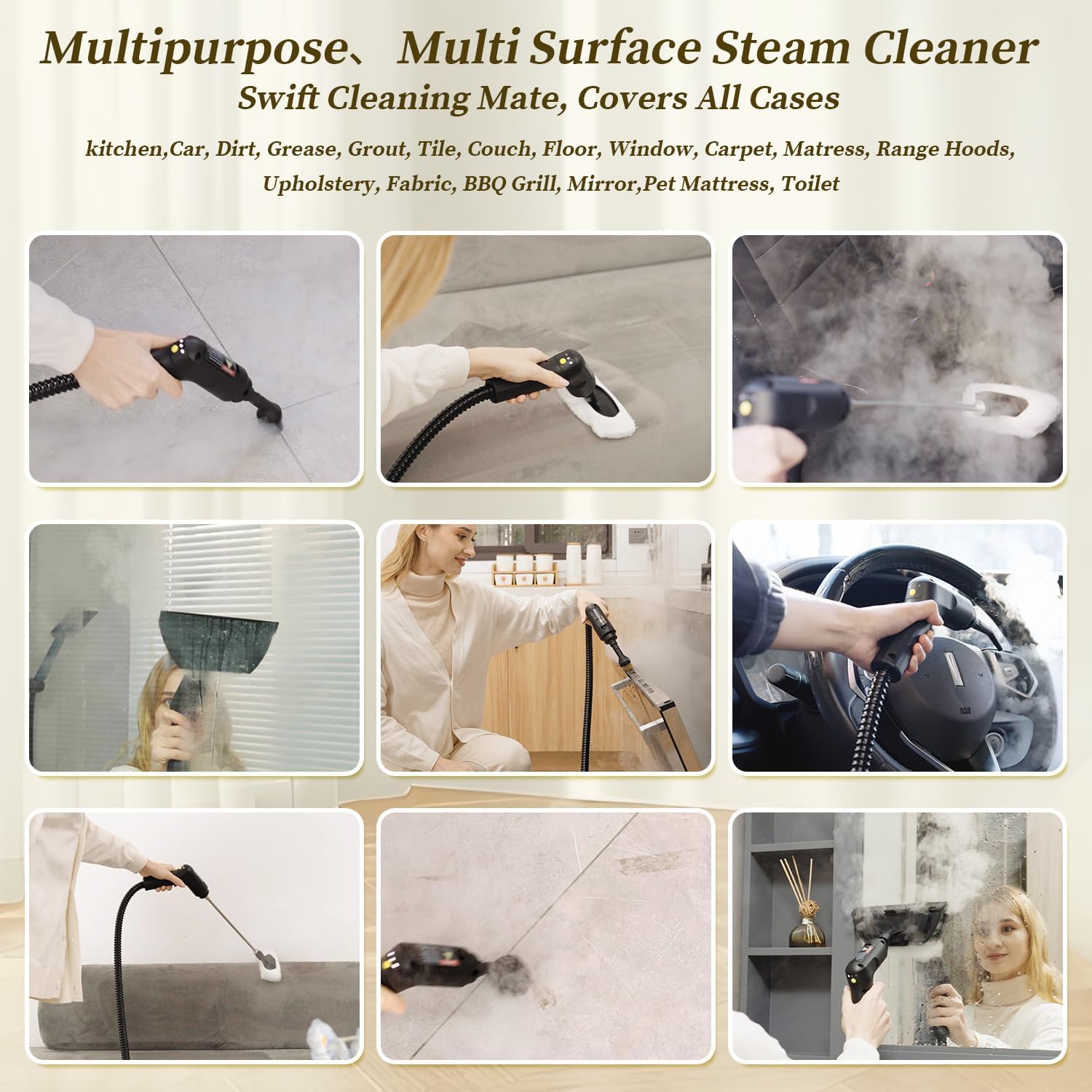 Flgocexs chemical-free steam keeps homes safe from fumes.