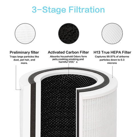 Flintar TPFF001 activated carbon filter image neutralizing odors and VOCs