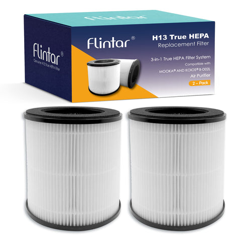 Flintar replacement filter pack ready for quick swap in MOOKA and B-D02L purifiers.