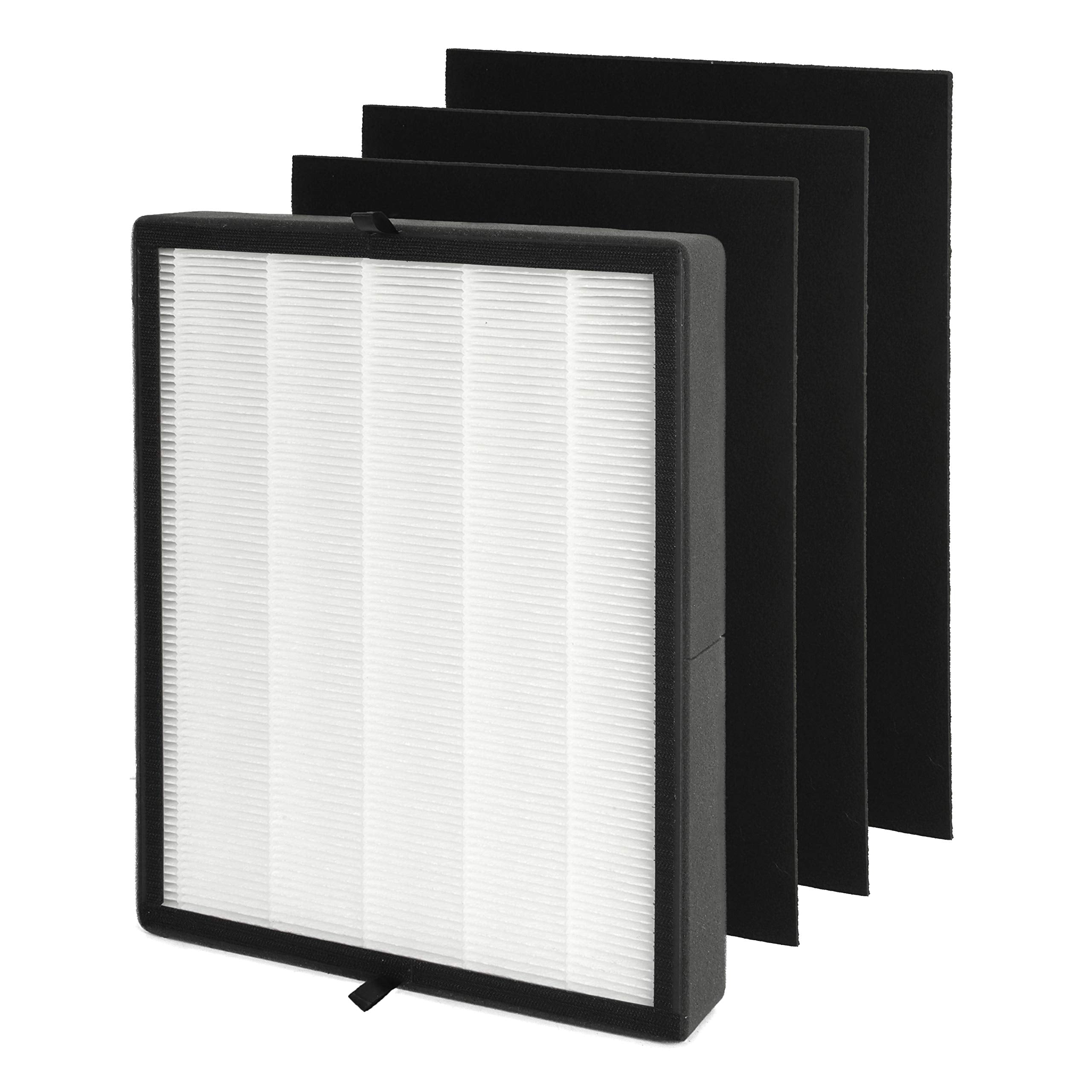 Packaging with included extra pre-filters for maintenance