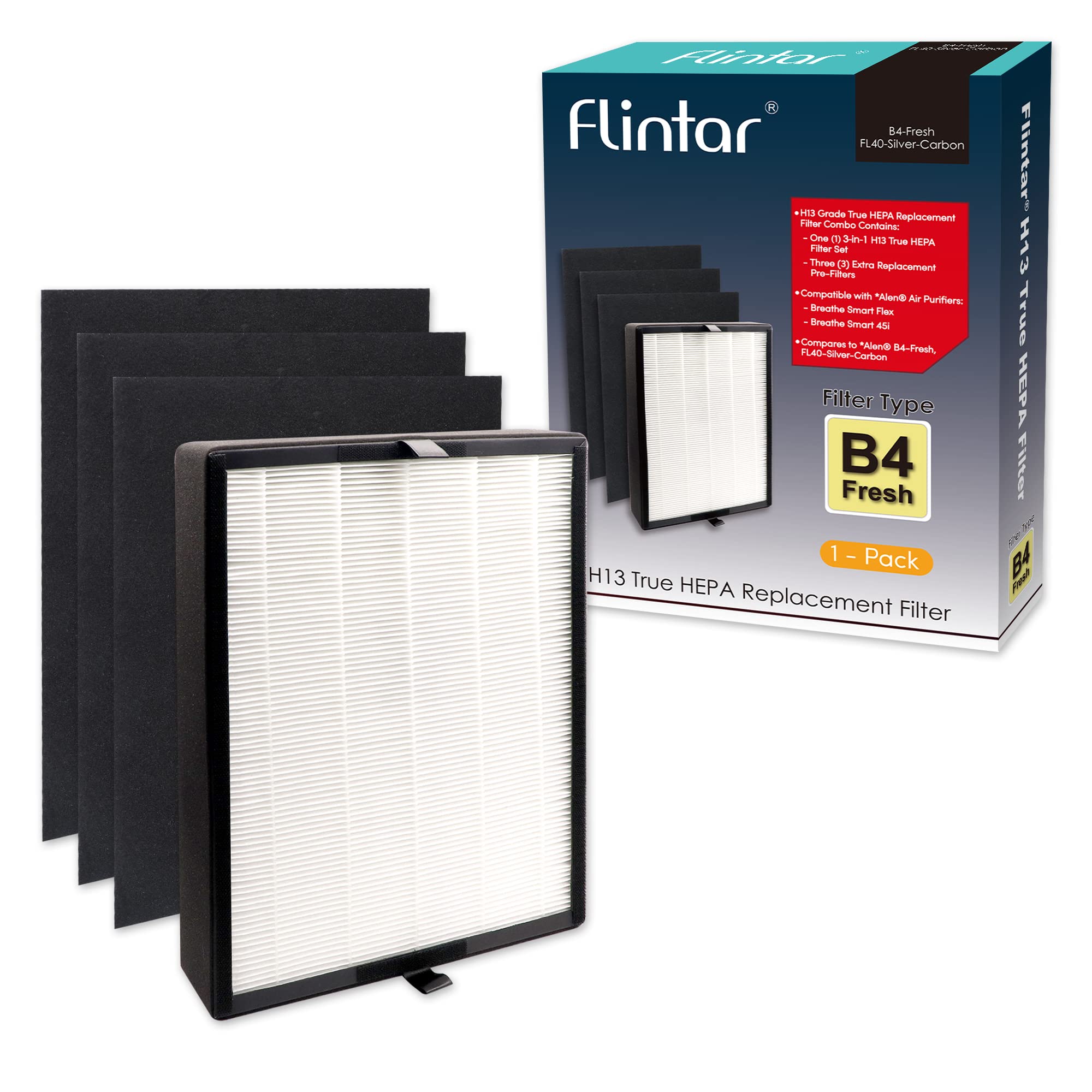 Flintar B4-Fresh replacement filter set for Alen BreatheSmart