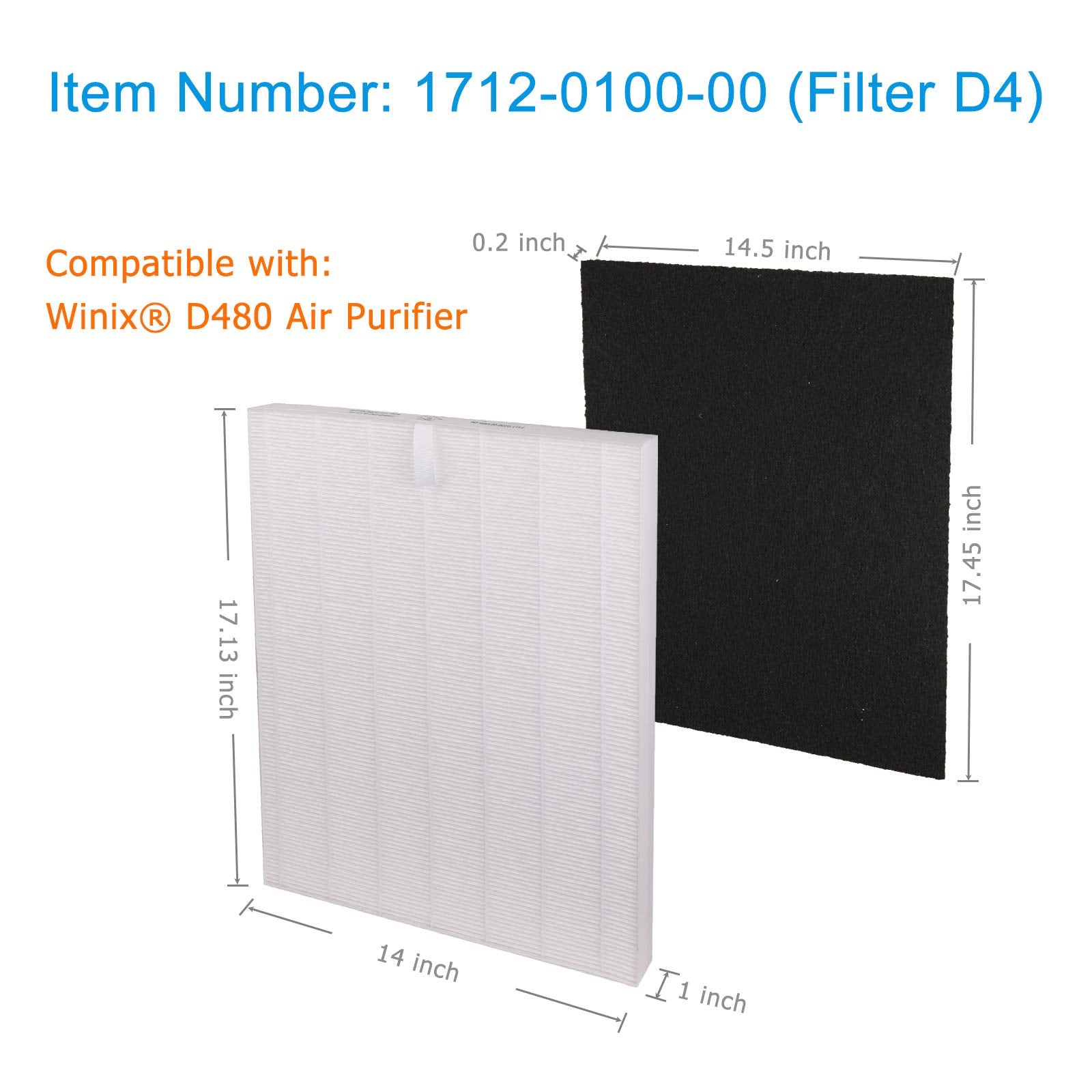 Flintar D480 activated carbon filters trap odors and VOCs effectively