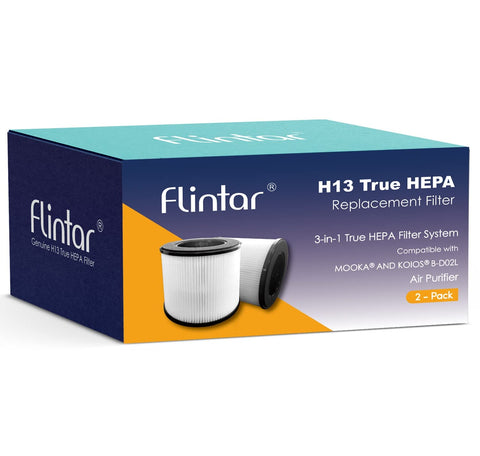 Flintar easy-replace installation without tools for quick upkeep.