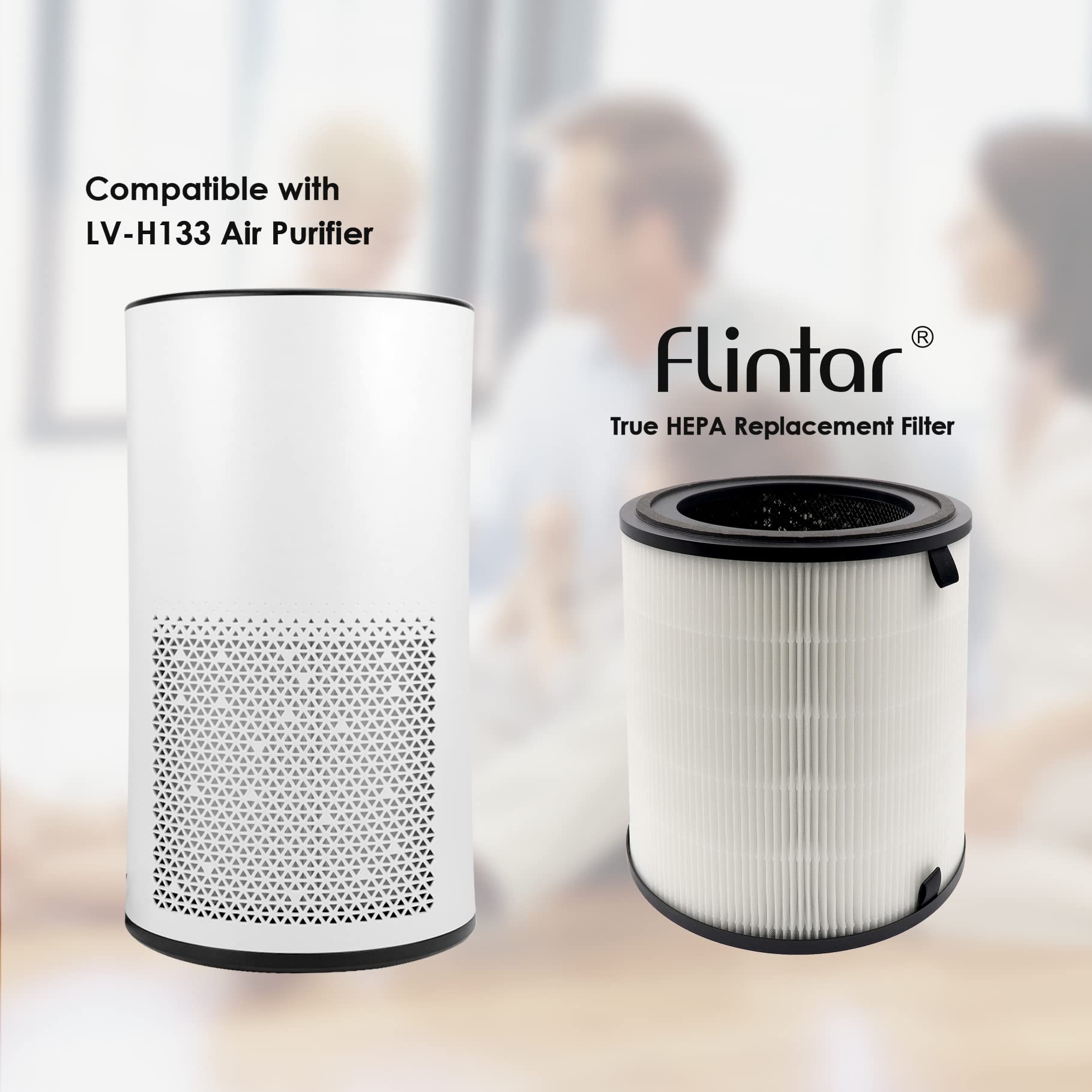 Flintar LV-H133 three-stage filtration system for thorough air purification