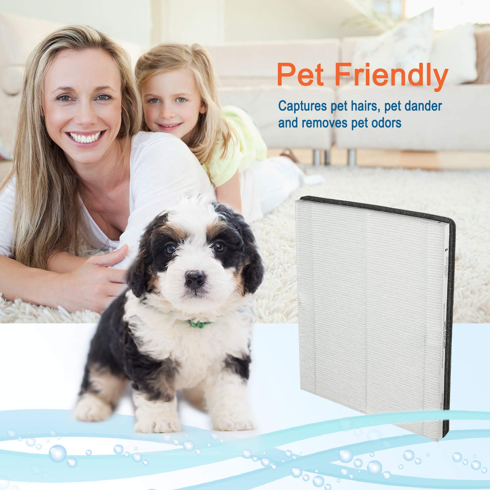 Flintar MD1-0022 filter pack for AC550 promotes a fresher home environment.