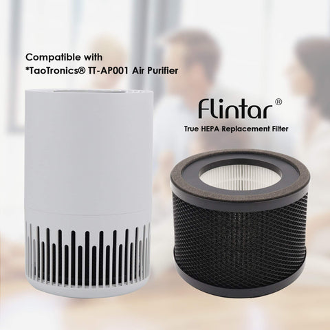 Flintar TT-AP001 main filter captures 99.97% of particles down to 0.3 microns.