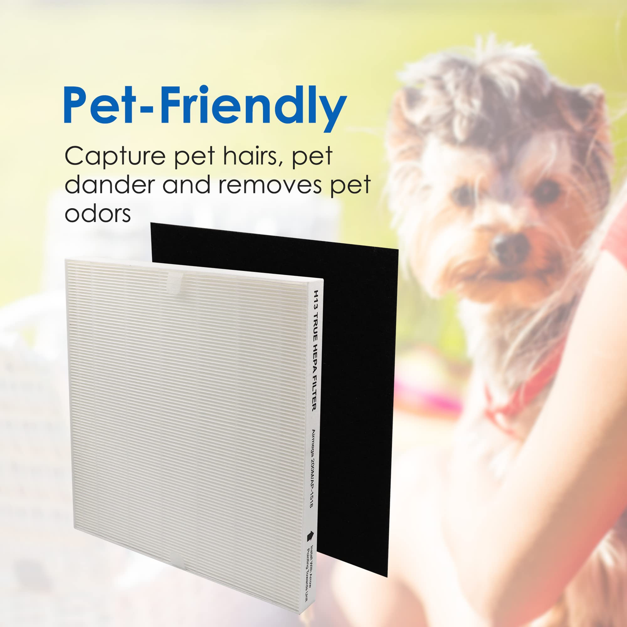 Flintar two H13 main filters provide deep filtration for cleaner indoor air.