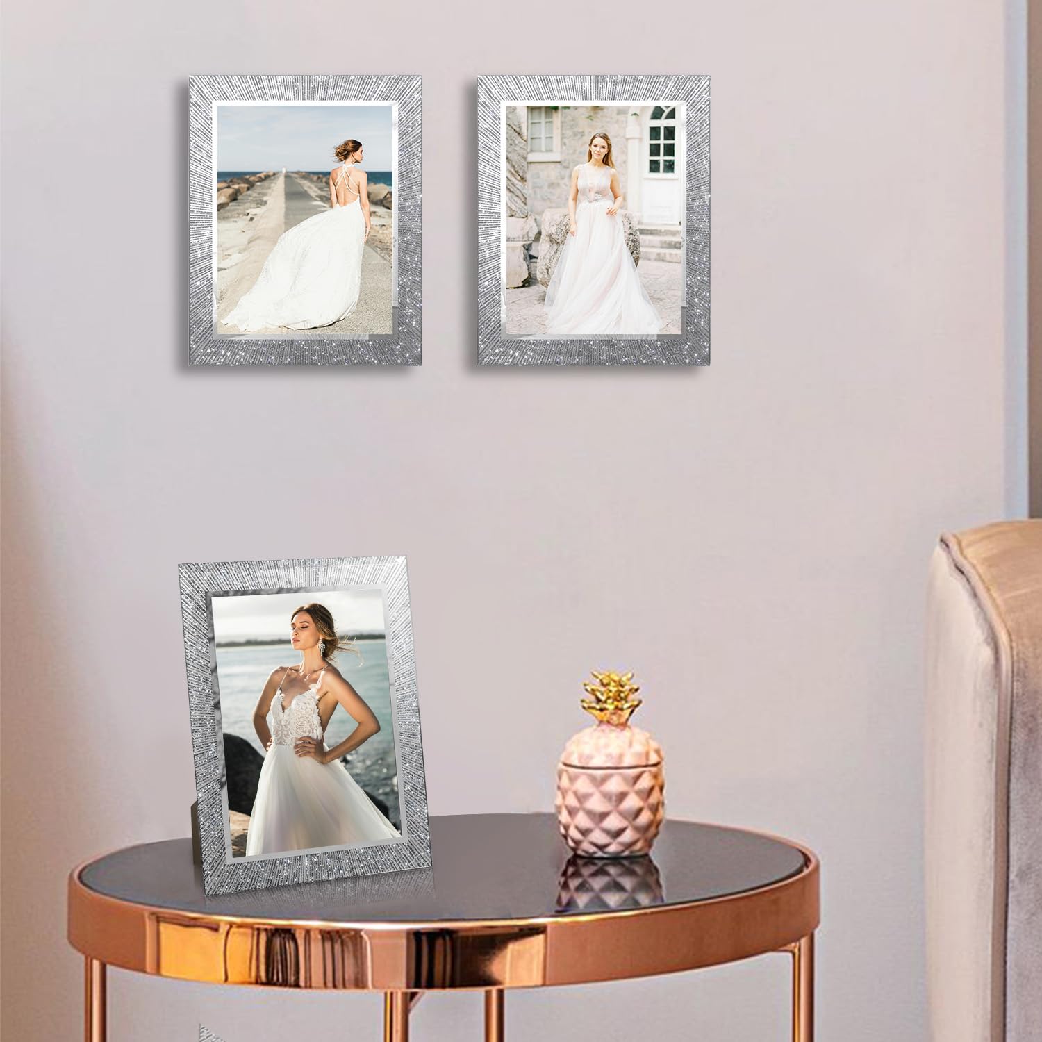Flocey HD glass frame 8x10 preserves clarity for priceless moments