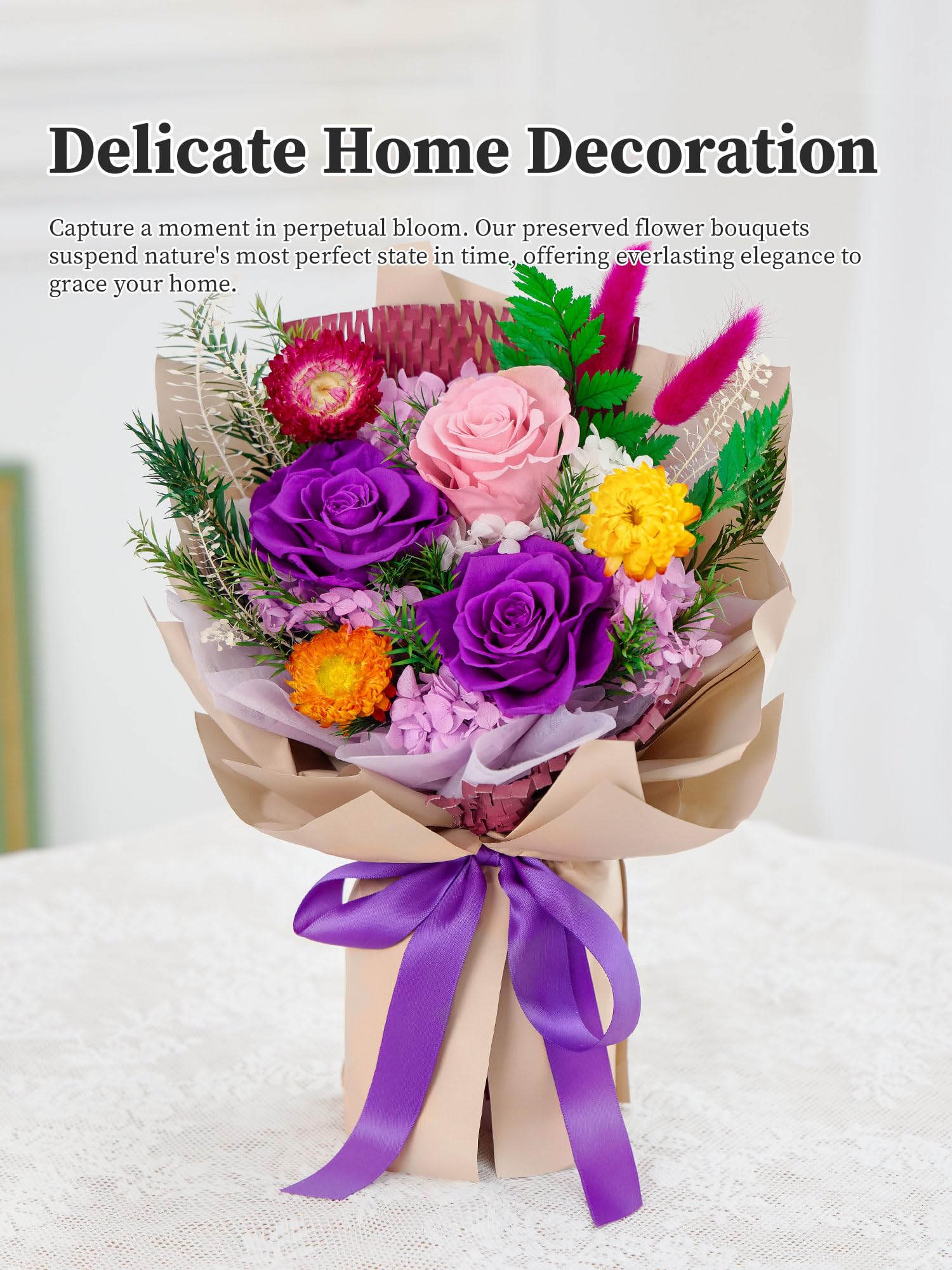Flomoon Forever Flowers mom gift—romantic keepsake for anniversaries.